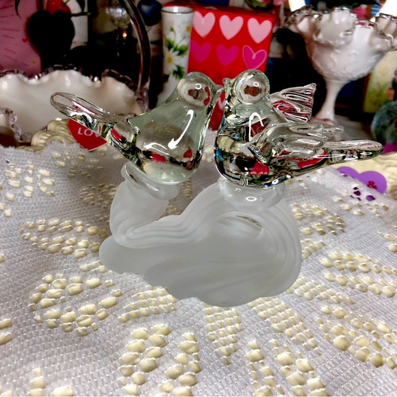 Silvestri glass love birds - Picture 1 of 11